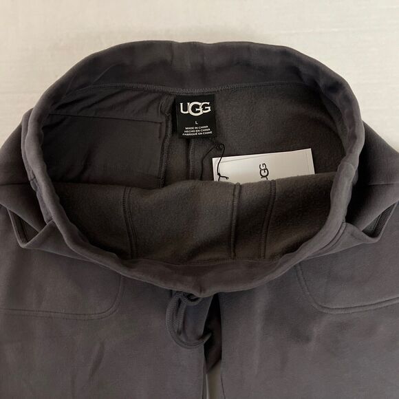 UGG 1126479 Men's Sz Large COAL Gray Ernie Sweat Shorts - Picture 6 of 10